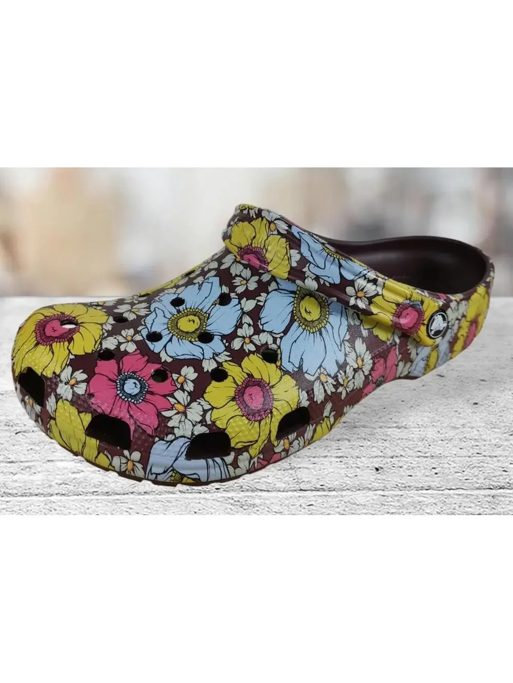 Crocs Classic Retro Floral Clog US Men's Size 13 208954 NEW NWT